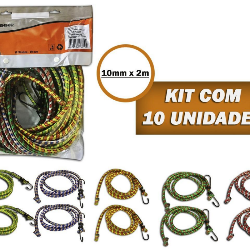 Elastico Extensor 2,0mtx10 Mm Com10pc (BFH1539)