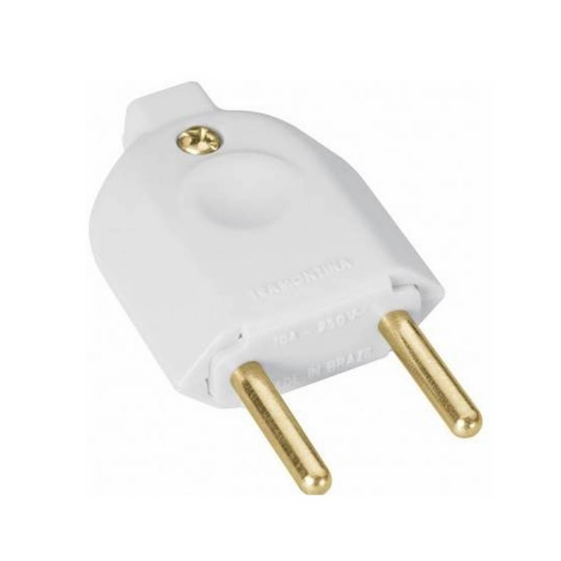 PLUG 2P MACHO 10A BR