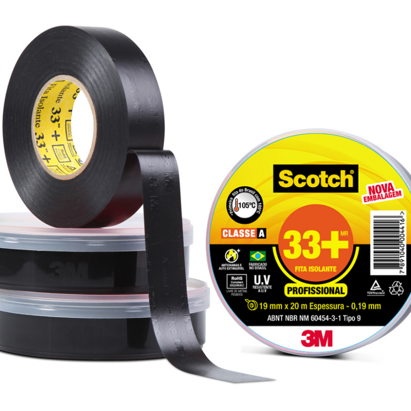 FITA ISOLANTE 19MMX10MT PT 33+SCOTCH