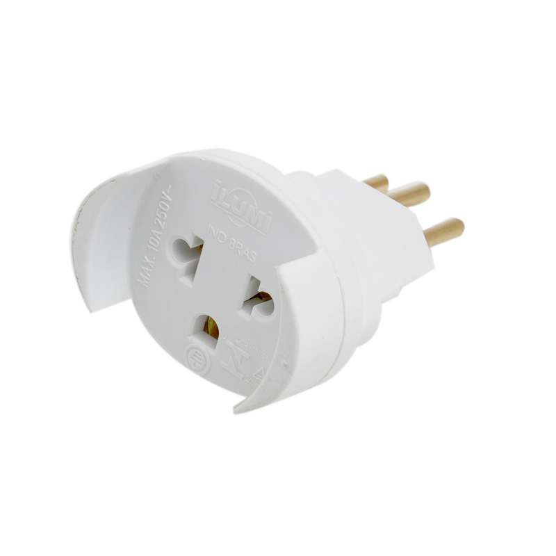 PINO ADAPT 2P+T UNIVERSAL BR 10A 10PC