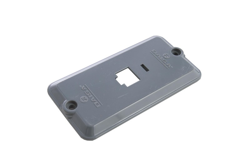 TAMPA CONDULETE RJ 45/11 PVC CINZA SIMPL