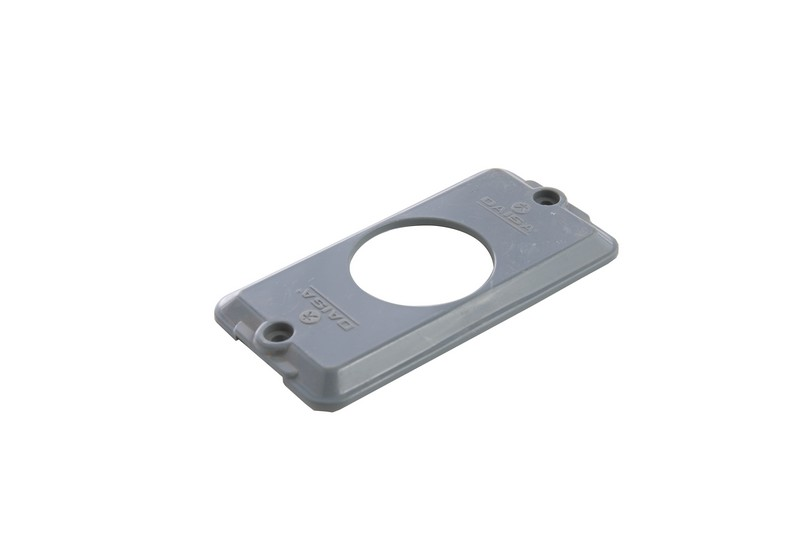 TAMPA CONDULETE TOM RED PVC CINZA