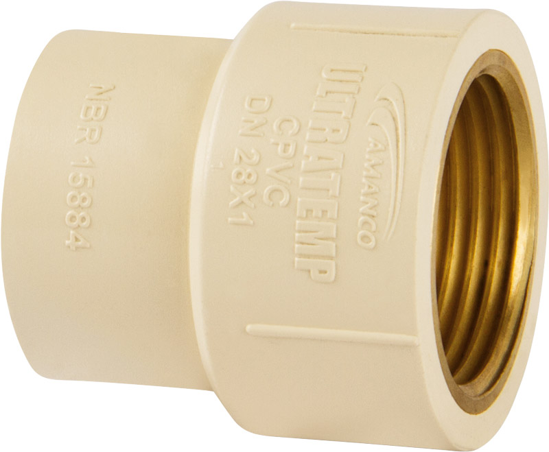 LUVA CPVC TRANS FF 28MMX1 ISO