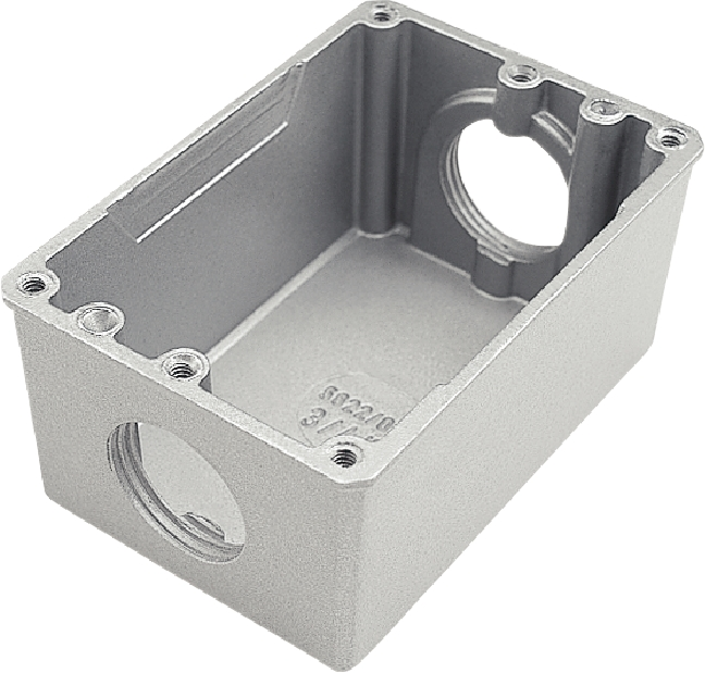 CAIXA DE LUZ ALUM P/PISO BAIXA 4X2 3/4″