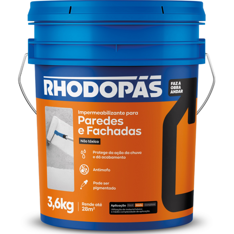 RHODOPAS PAREDES/FACHADAS 3,6KG