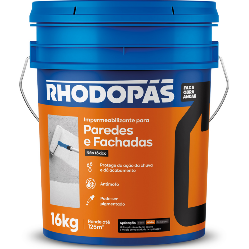 RHODOPAS PAREDES/FACHADAS 16KG