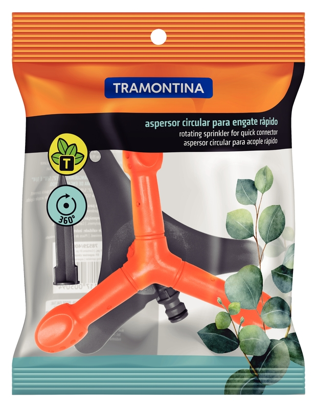 IRRIGADOR PLAST BASE PLANA CIRC 3 JATOS