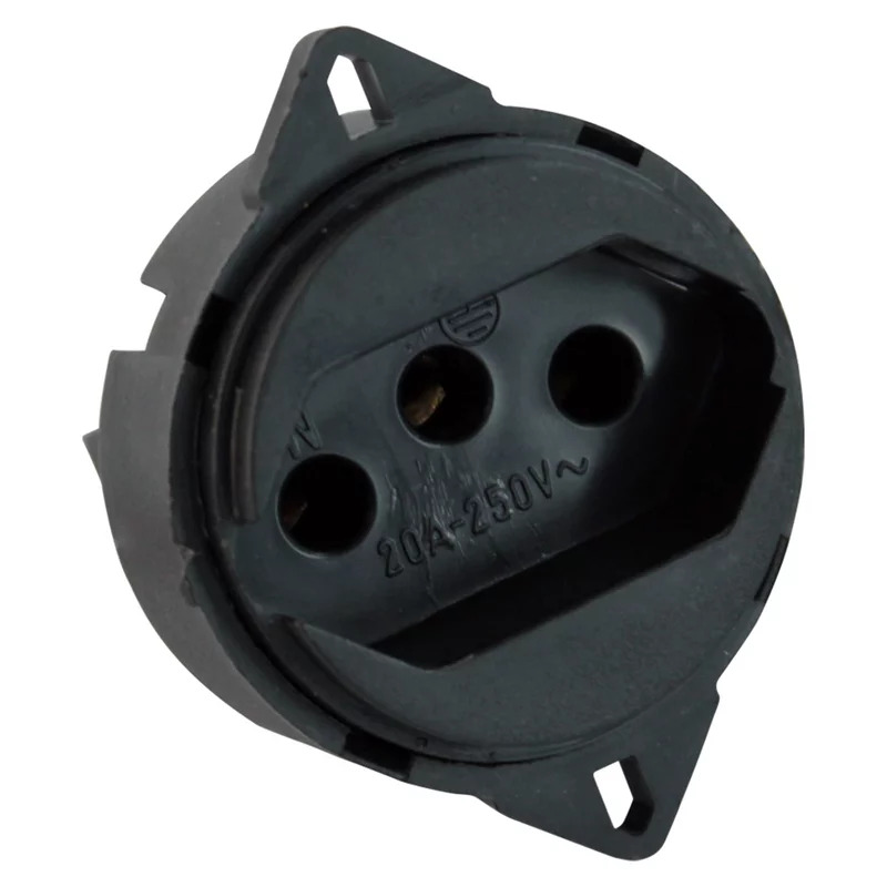 TOMADA PISO RED 2P+T S/PL 10A S/HAST PT