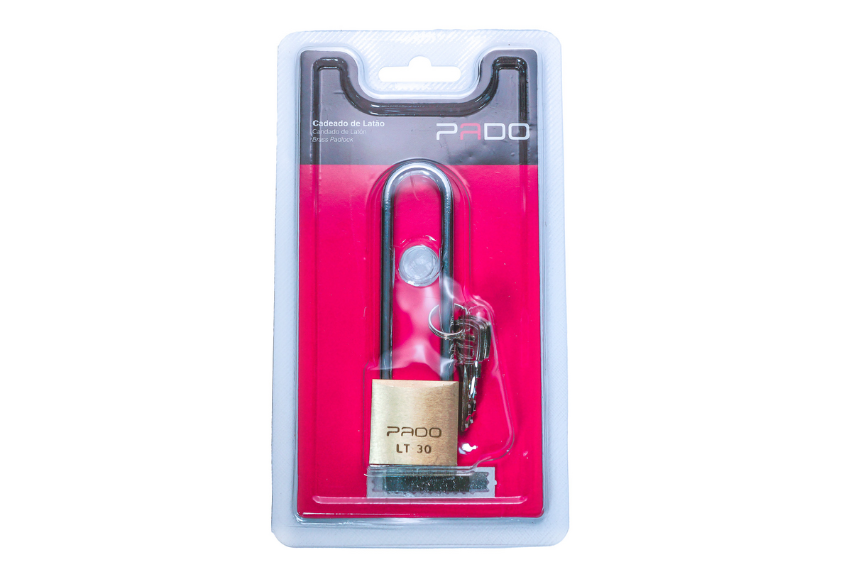 CADEADO LATAO HASTE LONG 30X75MM BLIST