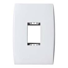 ILUS PLACA 4X2 1MOD C/SUPORTE VERT