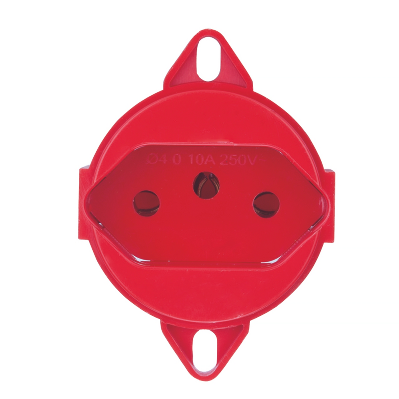 TOMADA PISO RED 2P+T S/PL 20A C/HAST VM