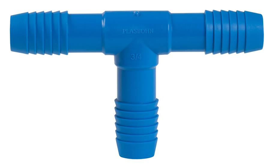 TE POLIET TRIPLO P/MANG INTER 3/4" AZ