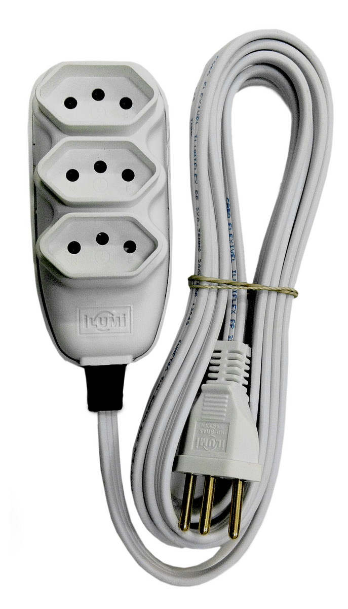 EXTENSAO PP CHATO 2P+T 10MT PT COMPACT