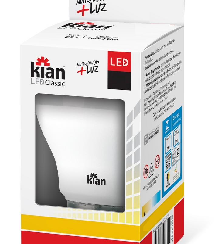 LAMP LED BULB  9W BV NOR 810LM 6K