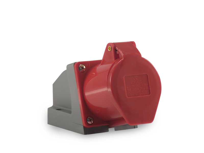 TOMADA IND SOB 3P+T+N 32A 380V VERM