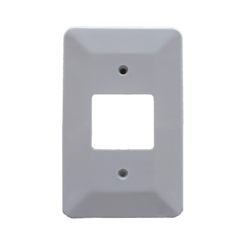 PLACA P/COND BR 4X2 P/2PONT RETANG