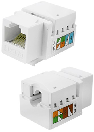 CONECTOR RJ45 FEMEA CAT6 KEYSTONE
