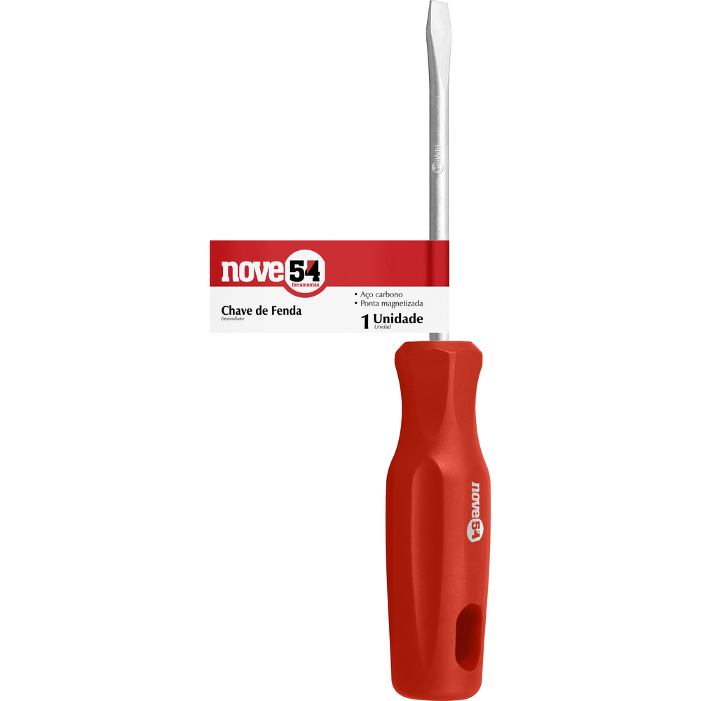CHAVE DE FENDA 3/8X6" IMANTADA