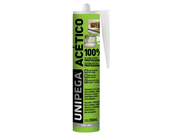 SILICONE ACETICO CINZA 260GR