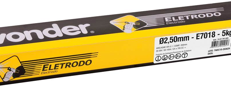 ELETRODO 7018  2,50MM  5KG
