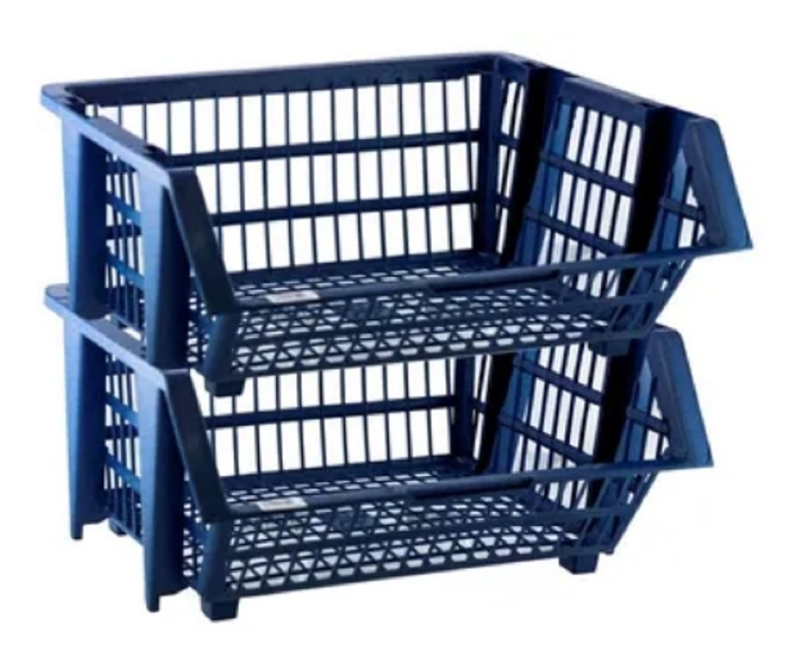 CESTO EXPOSITOR MD 25X59X40CM AZUL
