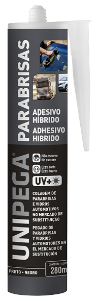 COLA PARABRISA PRETO 400GR