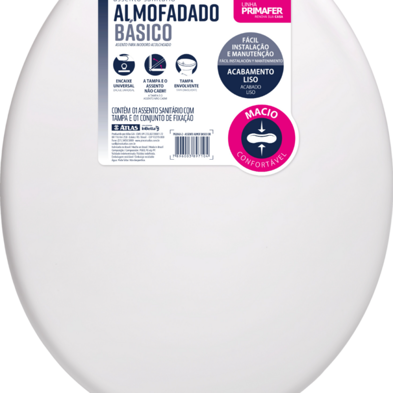 ASSENTO PLAST ALMOF OVAL BR BASICO