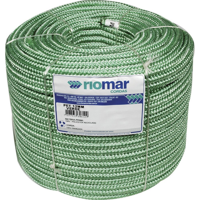 CORDA TRANC SEDA PET VD 19MM 15KG 60MT