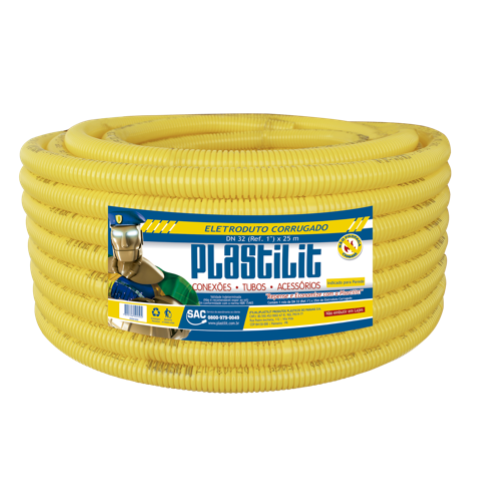 ELETROD PVC CORRUG 32MMX25MT AM C/ NORMA