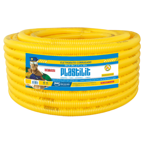 ELETROD PVC CORRUG 25MMX50MT AM C/ NORMA