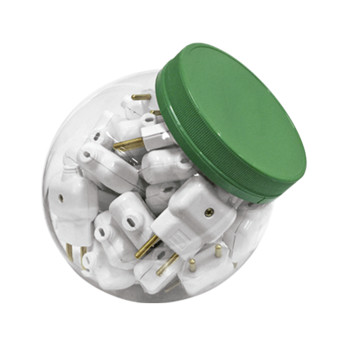 PLUG 2P MACHO 10A CZ PREN CB 60PC POTE