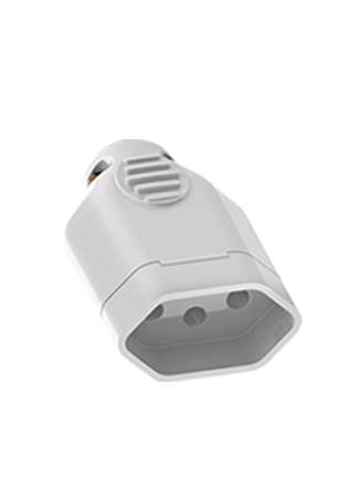 PLUG 2P+T FEMEA 10A CZ 40PC POTE