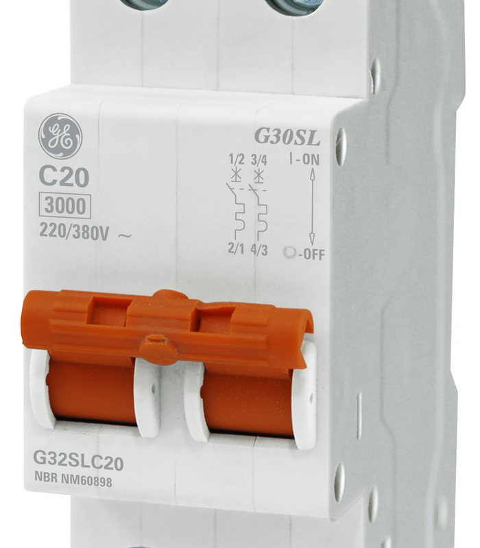 DISJUNTOR DIN BIPOLAR  10A-C