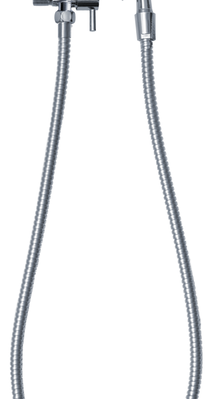 DUCHA HIG METAL 1/4V CR C/DERIVACAO