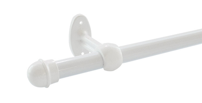 KIT VARAO SIMPLES ACO 19MMX2,00MT BRANCO