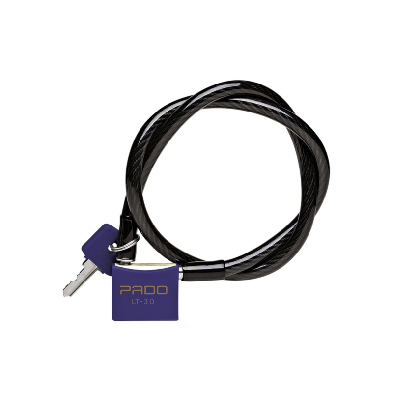 CADEADO LATAO BIKE 30MM 60CM AZ BLIST