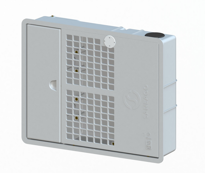 CAIXA P/1 E 2 HIDROMETRO SANEAGO UNIV