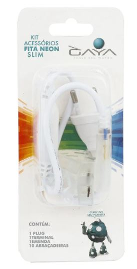 KIT CONECTOR P/FITA NEON SLIM 24V