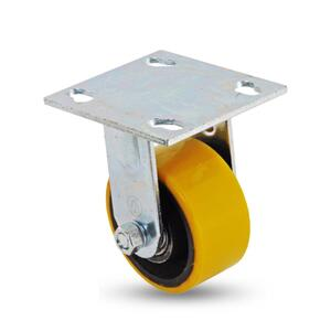 RODIZIO GIRAT 4″ PU REF LARANJ S/FREIO