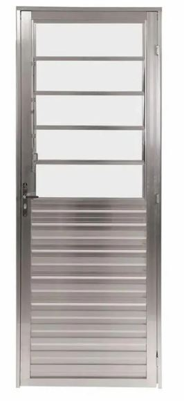 PORTA ALUM BASC POST CANAL 0,80X2,10 DIR