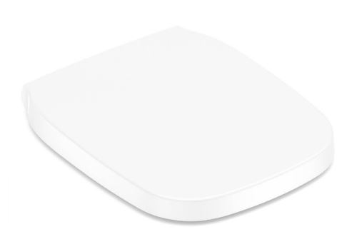 ASSENTO PLAST QUAD BR SQUARE SOFTCLOSE