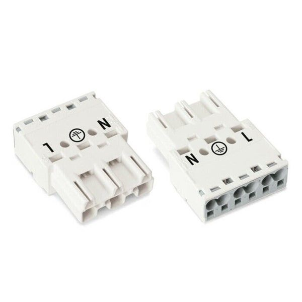 CONECTOR PLUG 3P 25A 4MM FEMEA 770-223