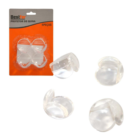 PROTETOR DE QUINA SILICONE C/4PC