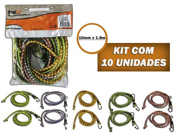 ELASTICO EXTENSOR 1,8MTX10MM C/10PC
